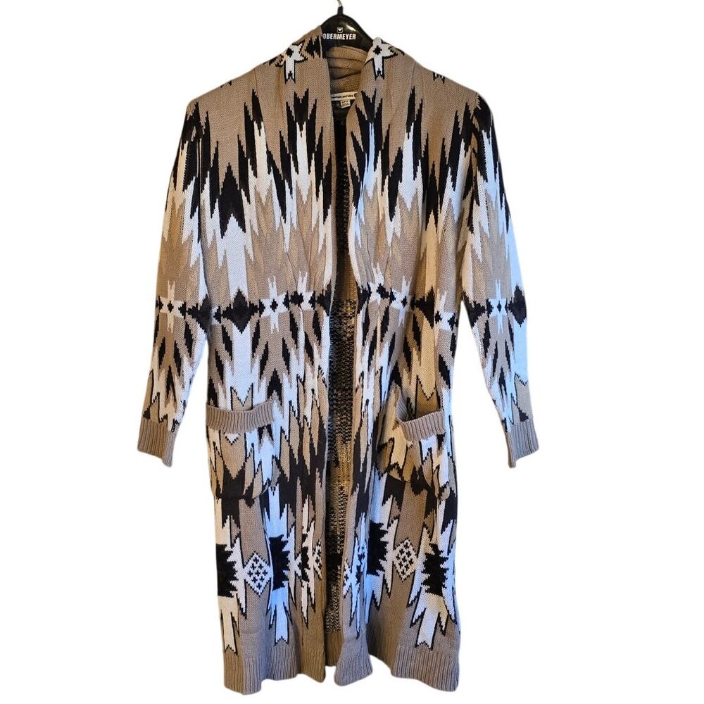 Mountain and Isles long line southwestern cardigan size small